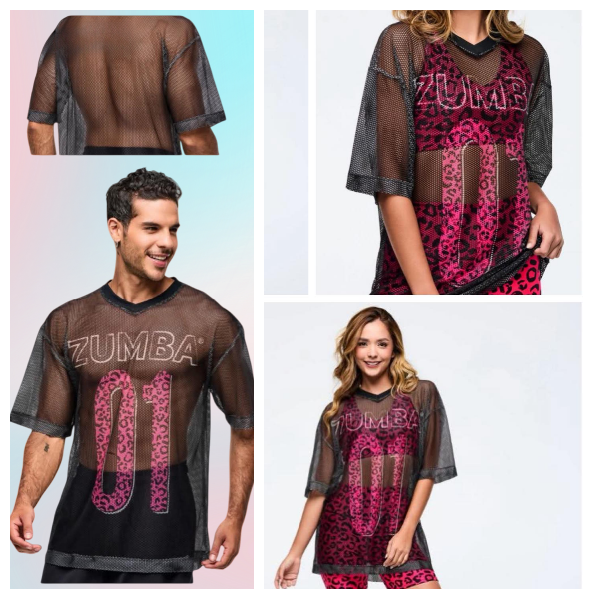 New arrived  Zumba Wear   Mesh V-Neck Top Mesh Top Shirts Tee Z1T001248