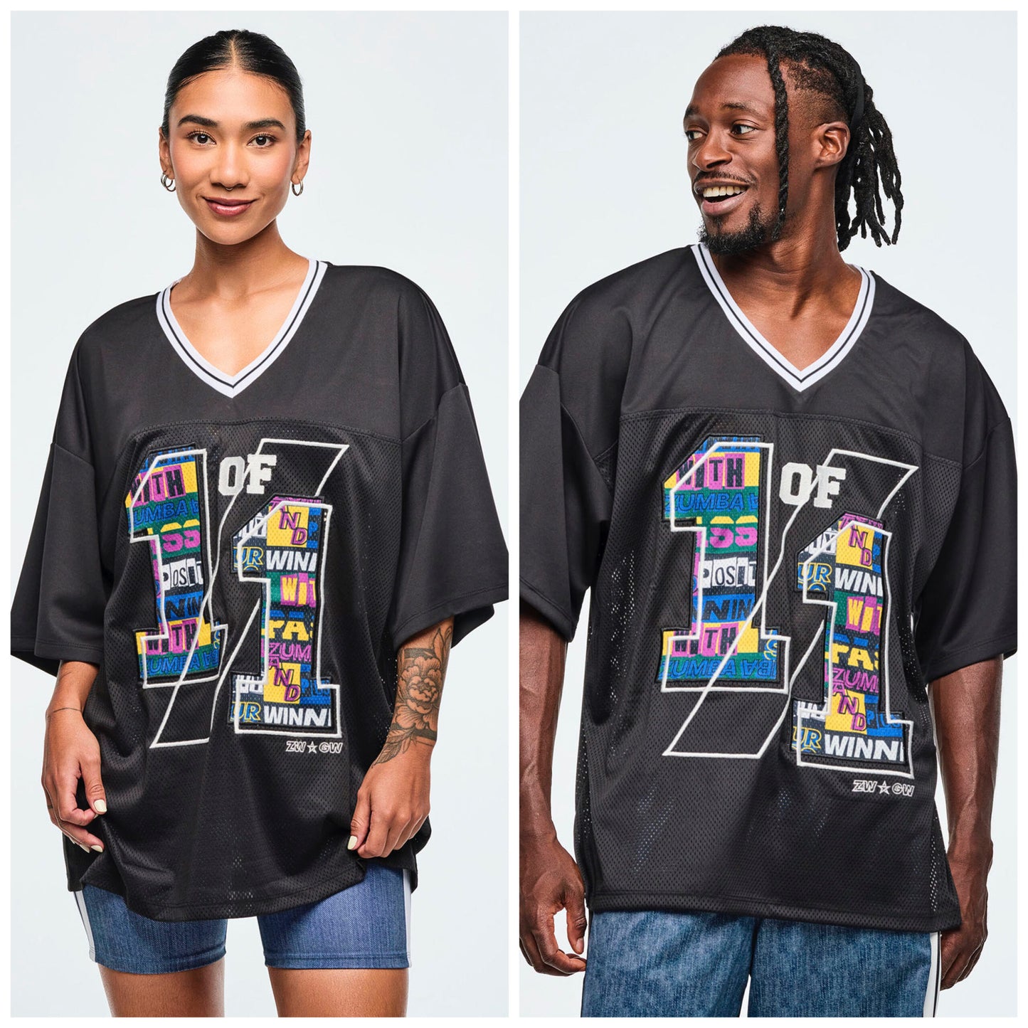 ZW  New Arrived Zumba Wear Fitness Dancing Oversized Pullover Tee  Z1T000352