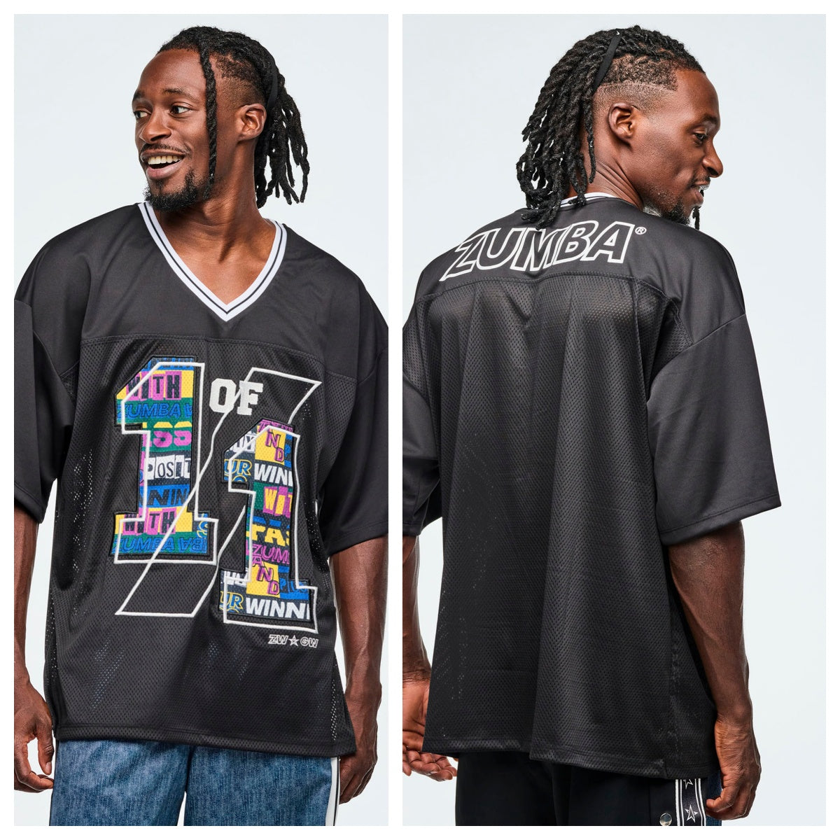 ZW  New Arrived Zumba Wear Fitness Dancing Oversized Pullover Tee  Z1T000352